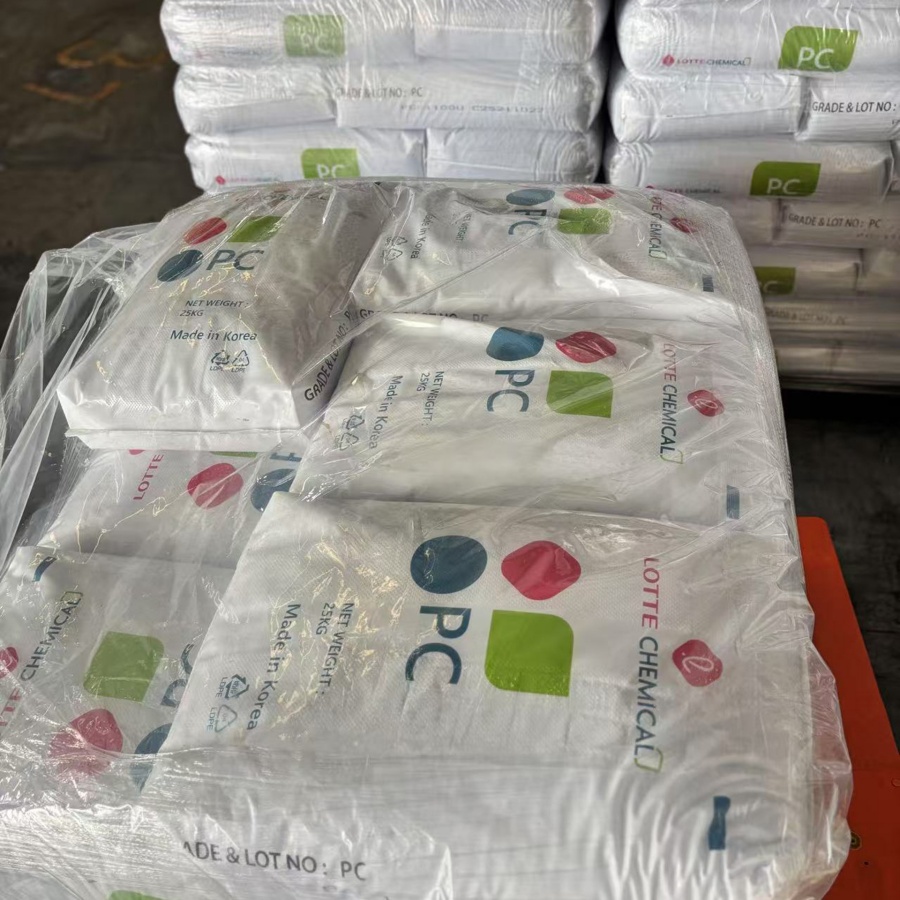 Low Viscosity High Transparency Polycarbonate Pellets Lotte Chemical PC1150R for Electronic Products