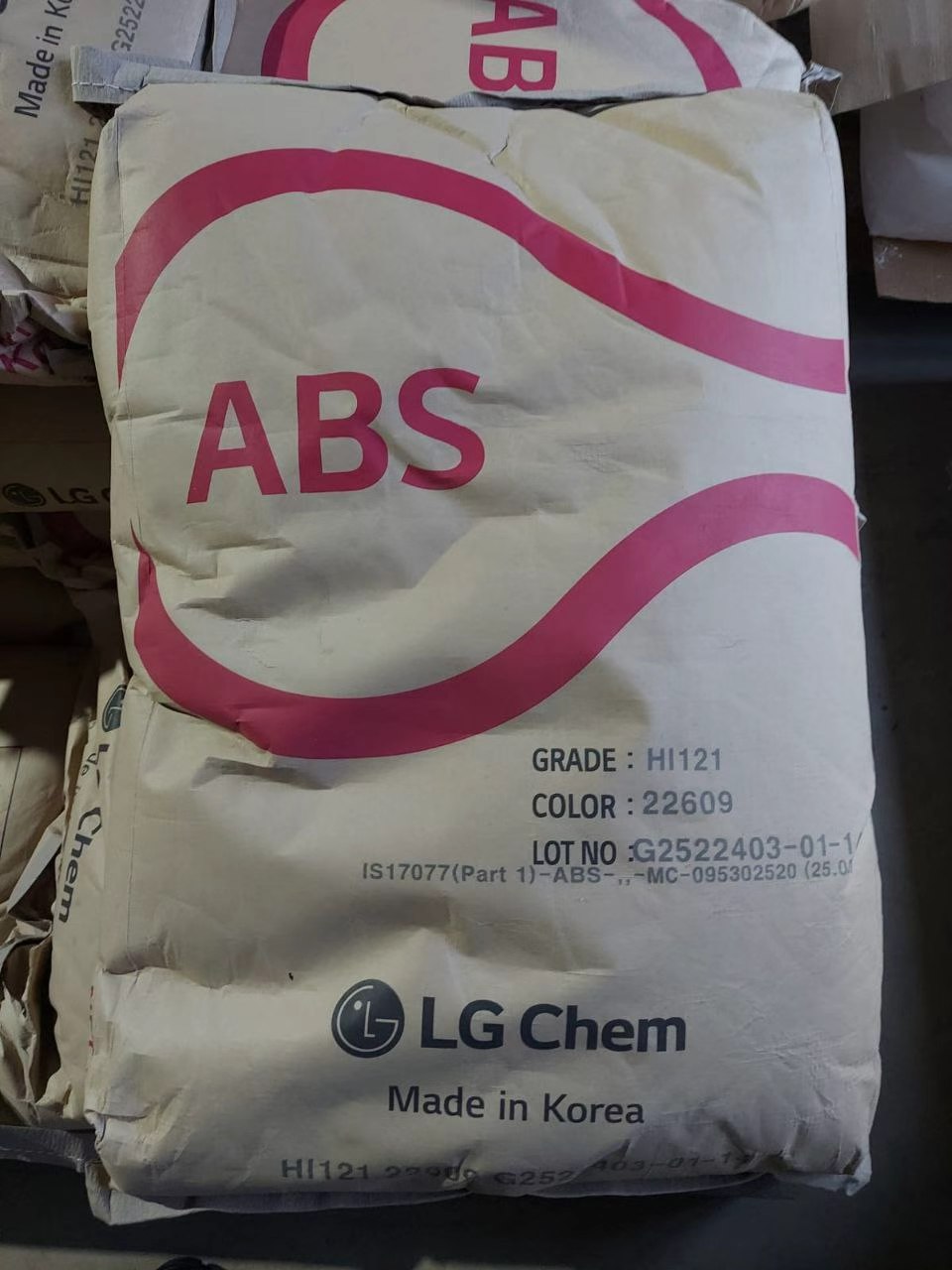 Injection Grade Plastic Resin ABS LG HI121 ABS Pellets for Electronic Products